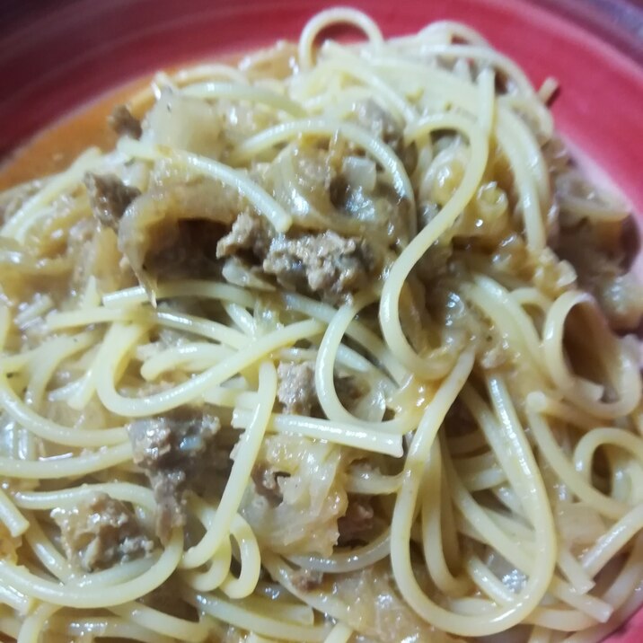 リメイク！ロールキャベツでポロネーゼ風パスタ